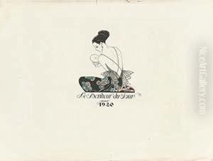 Le Bonheur Du Jour (or Les Graces A La Mode) by Georges Barbier