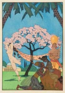 4 Costume Plates by Georges Barbier