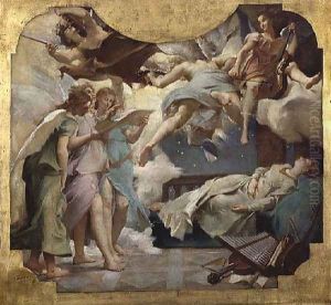 The Dream of St. Cecilia by Paul Jacques Aime Baudry