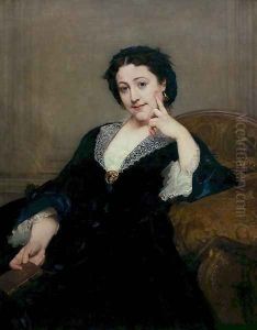 Madeleine Brohan de la Comédie Française by Paul Jacques Aime Baudry