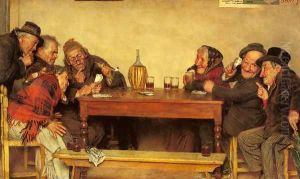The Card Game (Pic 1) by Gaetano Bellei