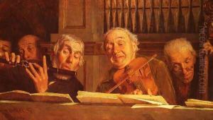 Five Members of an Orchestra by Gaetano Bellei