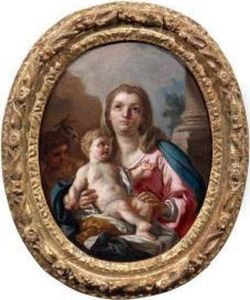 Madonna Mit Kind Und Dem Johannesknaben by Pietro Bardellino