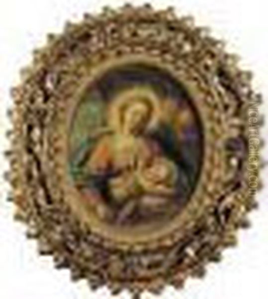 Vierge A L'enfant Et Seraphins - view 1
