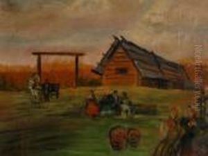 Farm Scene by Ralph William Bardill