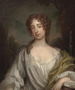 Portrait Of A Lady, Half-length by Thomas Bardwell