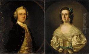 Portrait Of Sigismund Trafford, And His Wife Elizabeth