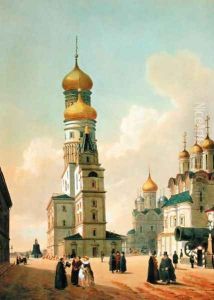 Ivan the Great Bell Tower in the Moscow Kremlin, 1840s