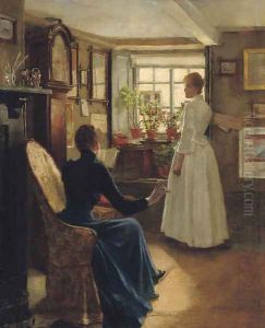 Reading aloud by Charles William Bartlett