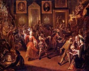 A Carnival Ball by P Bergaigne