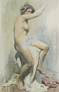 Modella Nello Studio by Giuseppe Barison