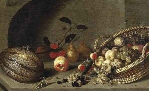 Still-Life of Fruit 1634-35 by Ambrosius the Younger Bosschaert
