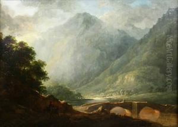 Pont Aberglaslyn - view 1