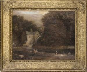 Before The Old Mill by Benjamin Barker Of Bath