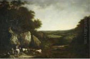 Drovers In A Landscape
