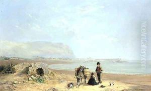 On the Beach by Charles Branwhite