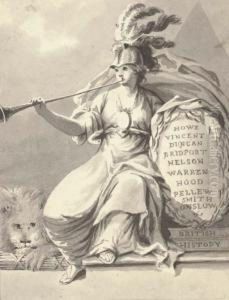 A Triumphant Britannia by John Joseph Barker Of Bath