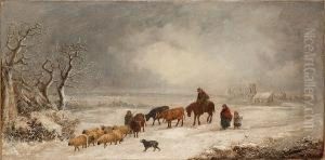 The Return From Market by John Joseph Barker Of Bath