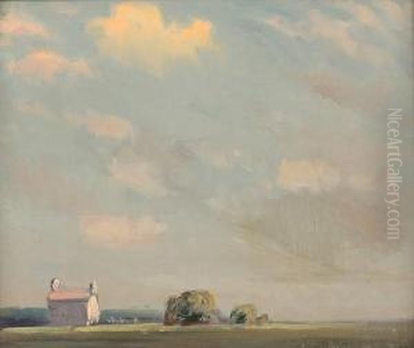 An Open Landscape With Farmhouse - view 1