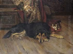 An Anxious Moment by Wright Barker