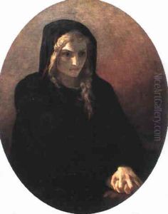 L'obsession 1850 by Felix-Joseph Barrias