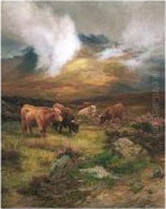 Cattle Resting In The Sunshine by Wright Barker