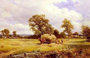 A Warwickshire Hayfield by David Bates