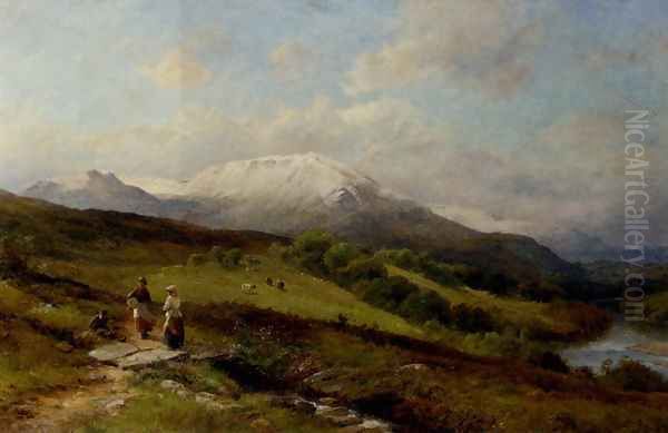 Snow on Ben Nevis - view 1