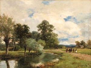 A corner of Sherrad's Green, Malvern by David Bates
