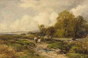 A path in Wharfedale - above the Warfe by David Bates