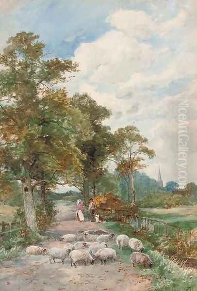 A wayside conversation - view 1