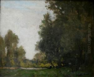On The Thames Signed, Also Signed And Inscribed With Title Verso by John Noble Barlow