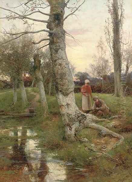 The fishing lesson by David Bates