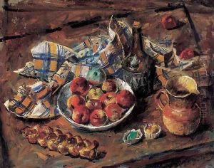 Almas kancsos csendelet by Andor Basch
