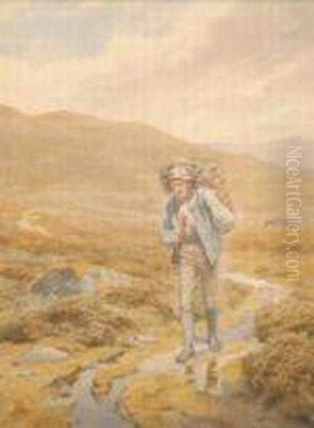 Wet Path Across Themoors - view 1