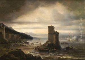 L'attaque De Nuit D'un Fort Sur Une Cotemediterraneenne