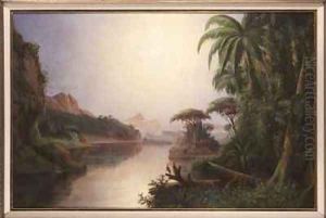 Tropical Landscape by Norton Bush