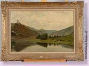 La Vallee Du Rhin by Theodore Baron