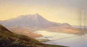 Mount Tamalpais from Sausalito by Norton Bush