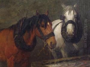 At The Trough by William Barr