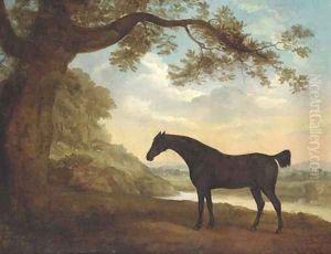 Nabob in a landscape by James Barenger
