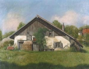 Bauernhaus Im Sonnenschein.