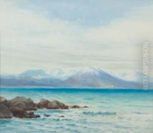 Seascape With Mountains