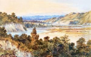 Rangitikei River by Charles Decimus Barraud