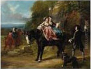 The Vicar Of Wakefield And Family by Henry Barraud