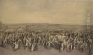 The Scarborough Cricket Festival by Herbert Rose Barraud