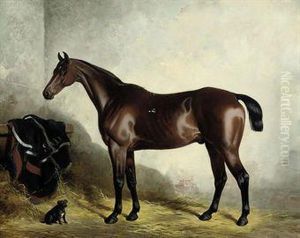 Myrtle And Cricket by William Barraud