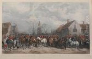 The Pytchley Hunt, The Crick Meet by William Barraud