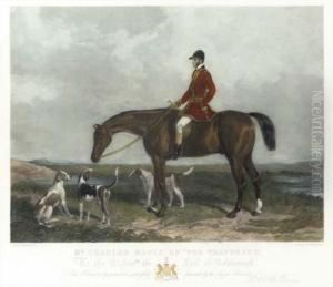 Barraud Horsemen: Four Plates by William Barraud