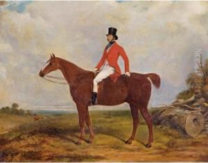 A Gentleman On A Hunter, A Hunt Beyond by William Barraud
